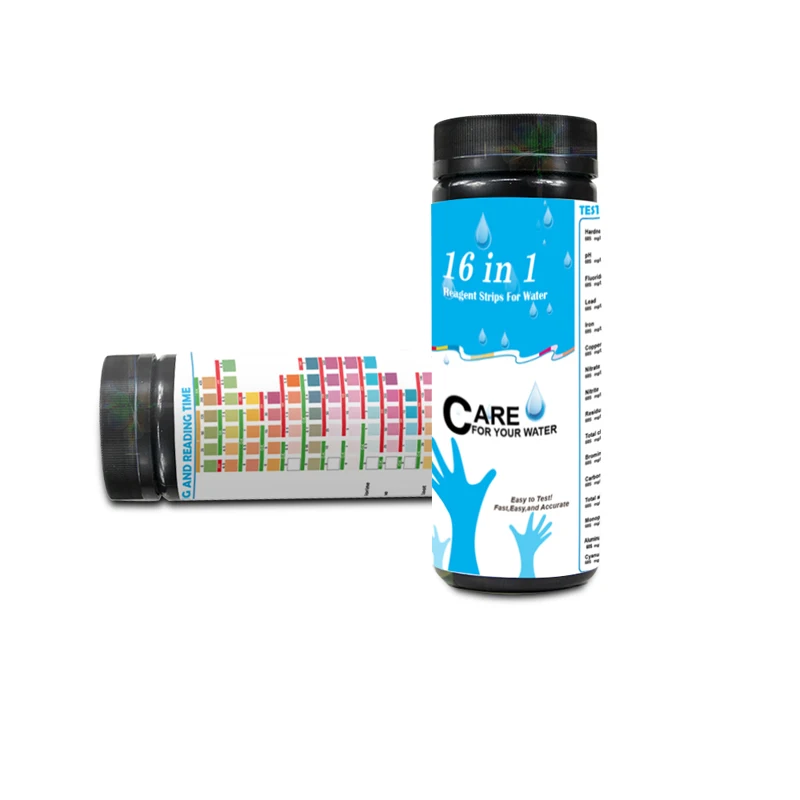 100 шт 16 в 1 тест полоски для воды комплект дома питьевой Пруд качество бассейна Cloro