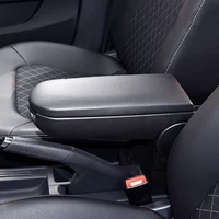 black center console armrest for vehicle cover lid fit for vw polo 6r jetta golf mk4 bora beetle passat b5 skoda octavia lavida