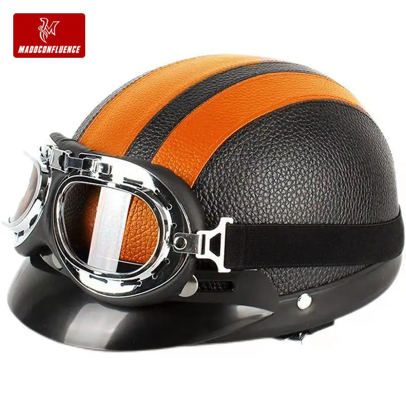 Sports Helmets, Small Leather Helmets, Hard Hats for Men and Women To Keep Warm