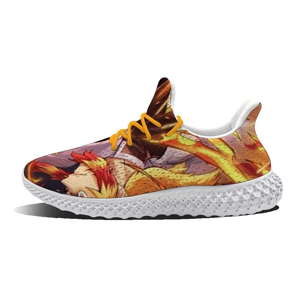 

2021 summer DIY custom running shoes sports shoes carton Kamado Tanjirou anime youth fashion personality street style men and