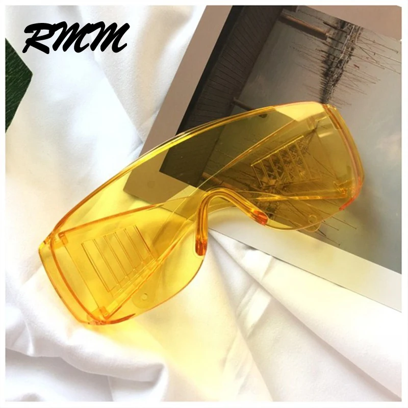 Стильные прозрачные Непродуваемые очки с большой оправой нейтральные