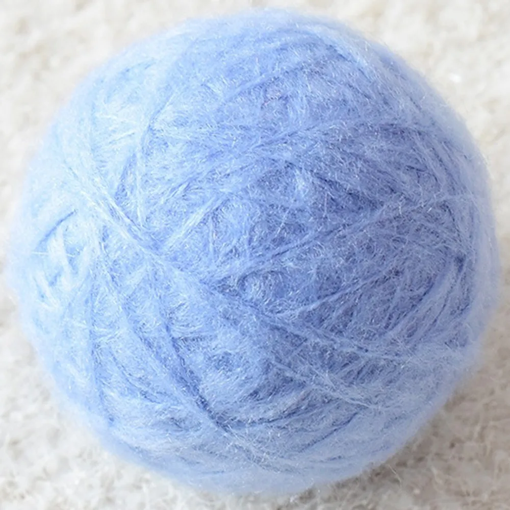 Рождественская шерстяная войлочная пряжа цветная для морского конька шары