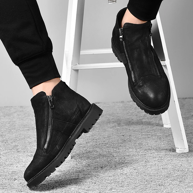 

shoessale shoe Men's leisure male flat sports 2020 black sneakers men's Sneaker man leather men boots mens fashion sport