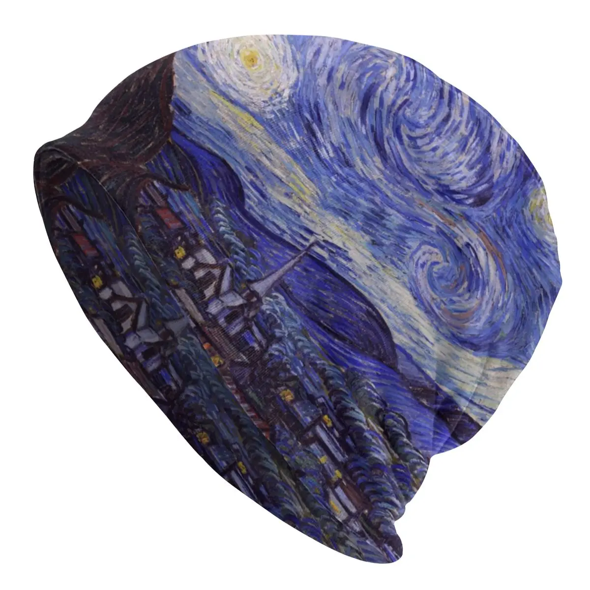 

Van Gogh Starry Sky Night Bonnet Hat Cool Outdoor Skullies Beanies Hats for Men Women Adult Winter Knitted Hat Warm Unisex Cap