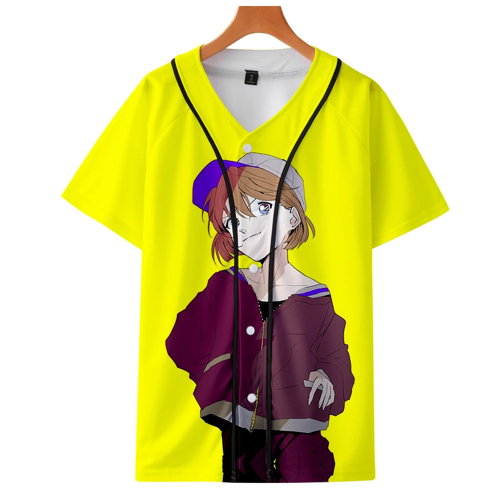 Conan 3D печатных бейсбольные футболки для женщин/мужчин мода лето короткий рукав