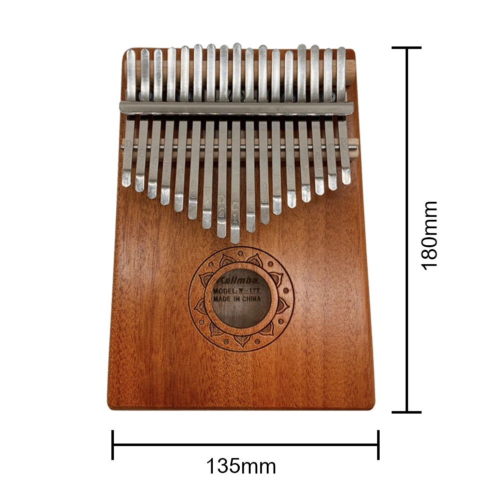 

17 Keys Mahogany Wood Kalimba Thumb Finger Piano Mbira Musical Instrument musical Instrument Africa finger piano for Beginner