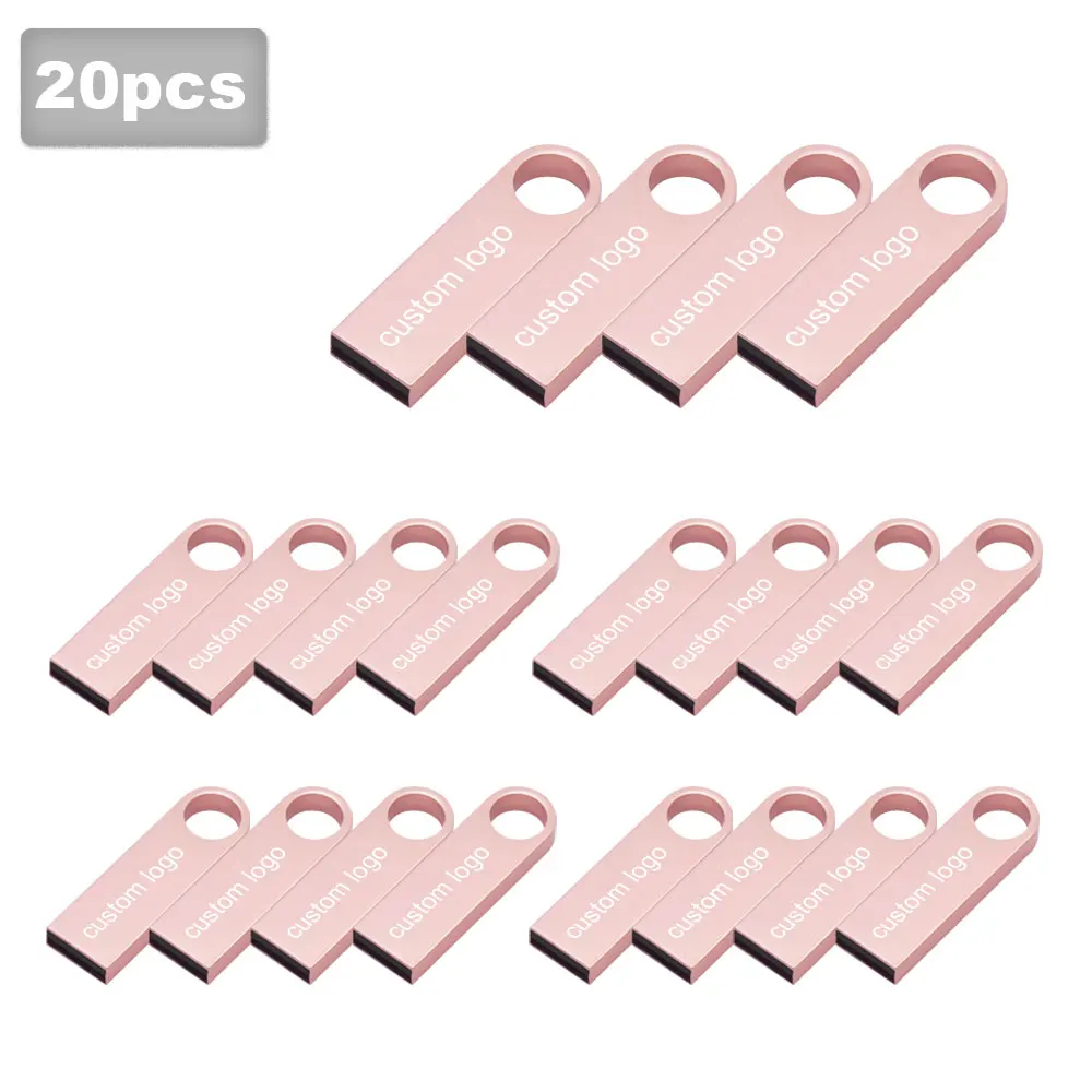 USB-флеш-накопитель 20 шт. 128 Мб 4 ГБ 8 16 32 64 металлический бесплатная доставка - купить