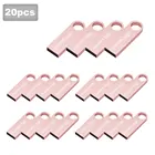 USB-флеш-накопитель, 20 шт., 128 Мб, 4 ГБ, 8 ГБ, 16 ГБ, 32 ГБ, 64 ГБ, металлический, бесплатная доставка