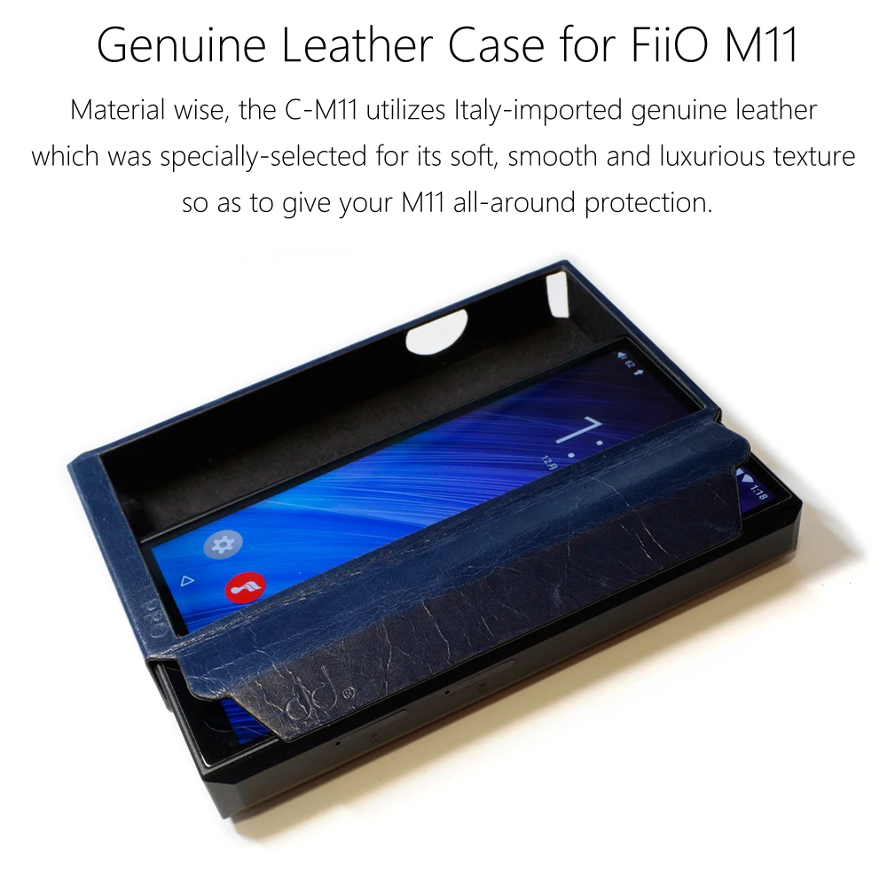 Кожаный чехол DD C-M11 для музыкального плеера FiiO M11/M11Pro, кожаный чехол DAP