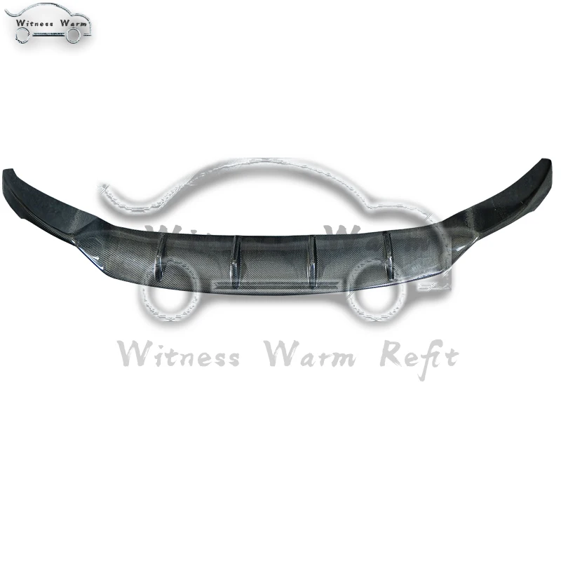 Разветвитель переднего бампера для Porsche Macan S автомобильный спойлер из