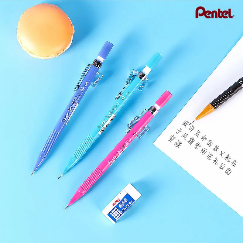 Японский механический карандаш Pentel A125 3 шт. для активности карамельных цветов 0 5/0