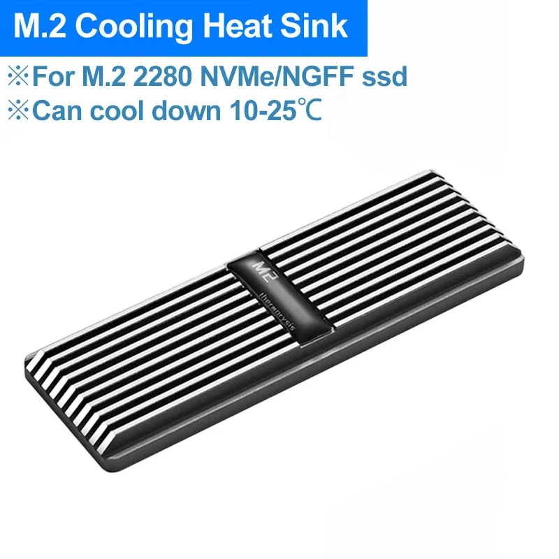 

M2 SSD Heatsink Heat Dissipation Radiator M.2 Cooling Heat Sink Heat Thermal Pads Sticker Cooler Vest For NVMe NGFF M.2 2280 SSD