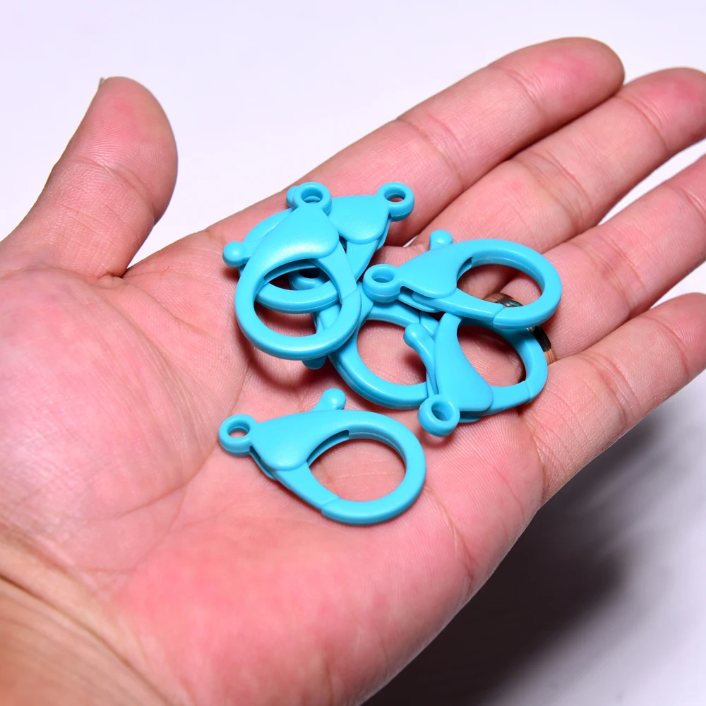 10 шт. пластиковые карабины застежка карабин для ключей кольцо в форме лампы