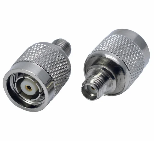 2pcs New Adapter RP TNC Male To SMA Female RF Coaxial Connector