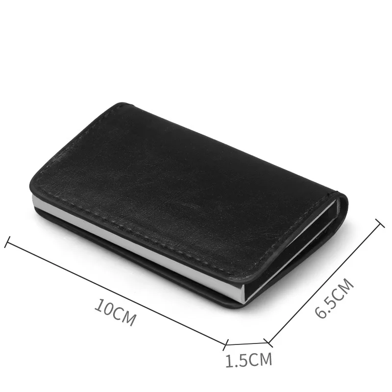 Мужской металлический держатель для Карт RFID из алюминиевого сплава кредитных