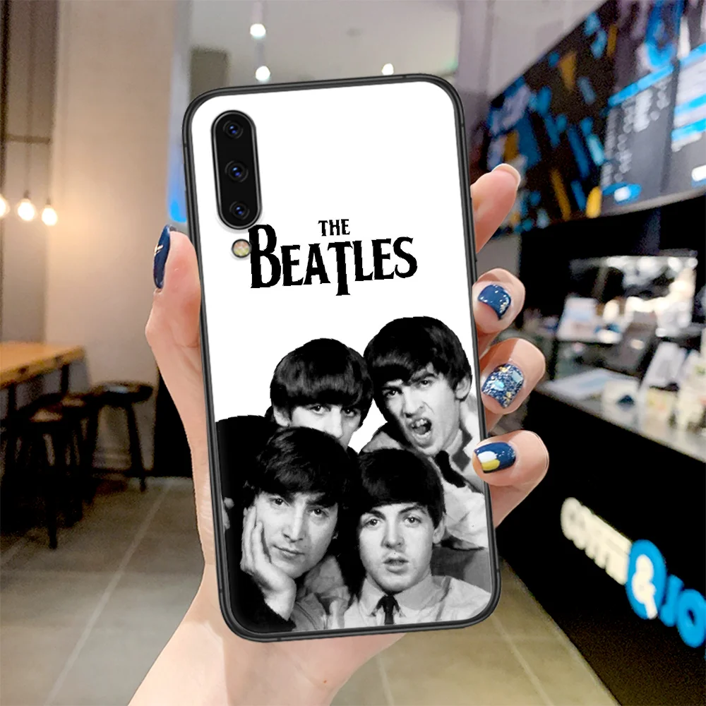 

Beatle Rock Band Phone Case For Samsung Galaxy A 3 5 7 8 10 20 20E 21S 30 30S 40 50 51 70 71 black Shell Pretty Bumper Tpu