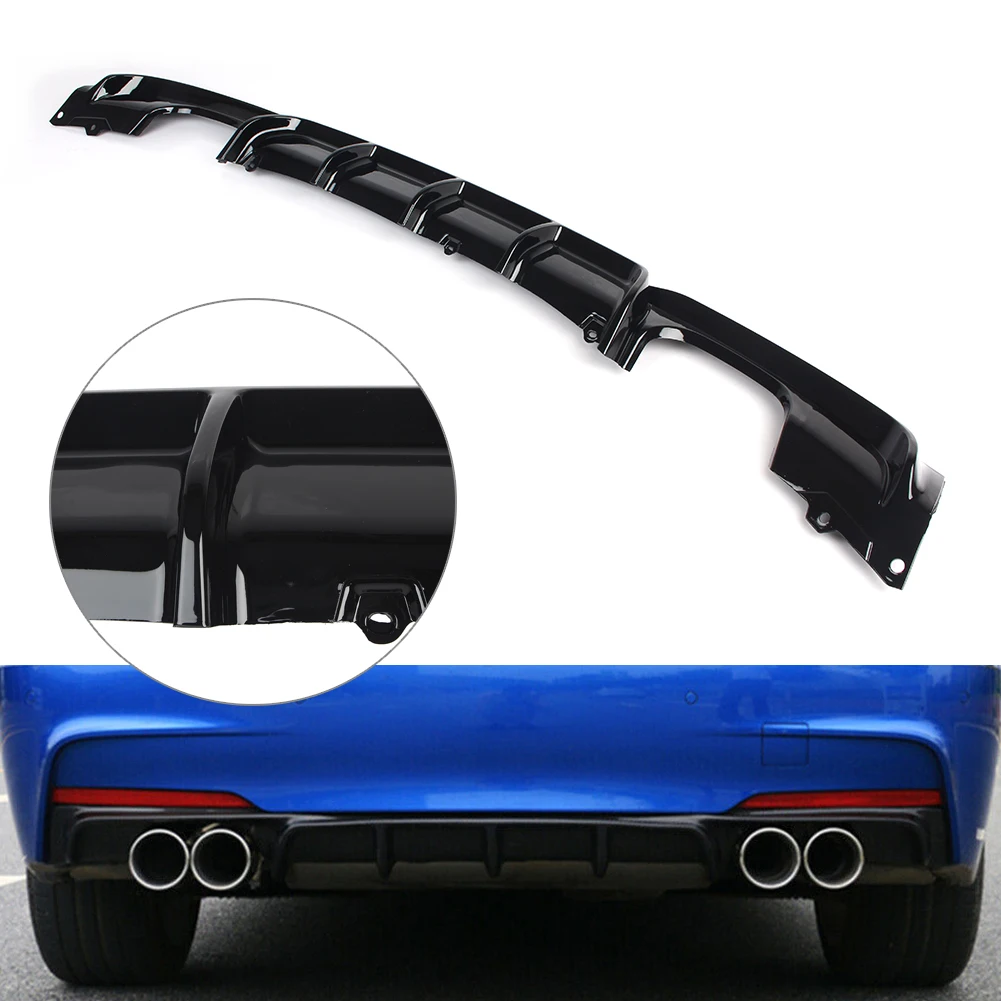 Автомобильный диффузор для заднего бампера накладка на губы BMW 325i 335i M Sport F30