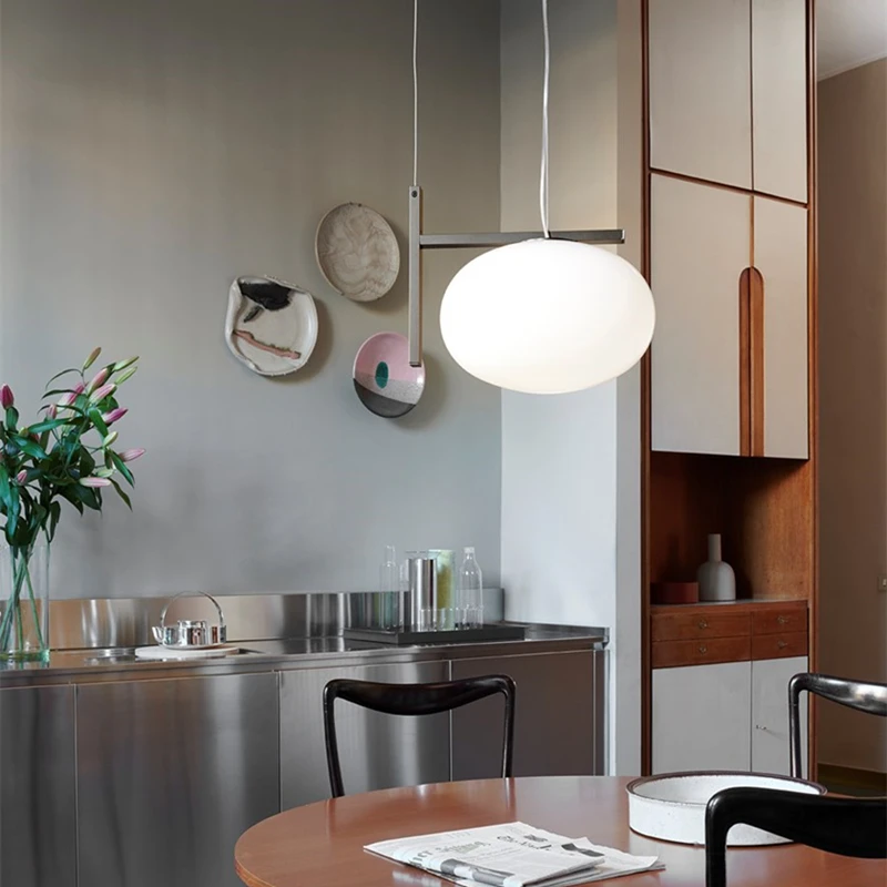 

Nordic White Glass Pendant Lights Modern Art Deco Pendant Lamp Bar Cafe Shop Hanglamp Luminaire Suspension gold hanging lights