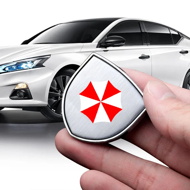 

Car Metal Emblem Sticker Chrome Badge Car Styling Decal for UMBRELLA CORPORATION All Models Etc Auto Styling Accessories Gadget