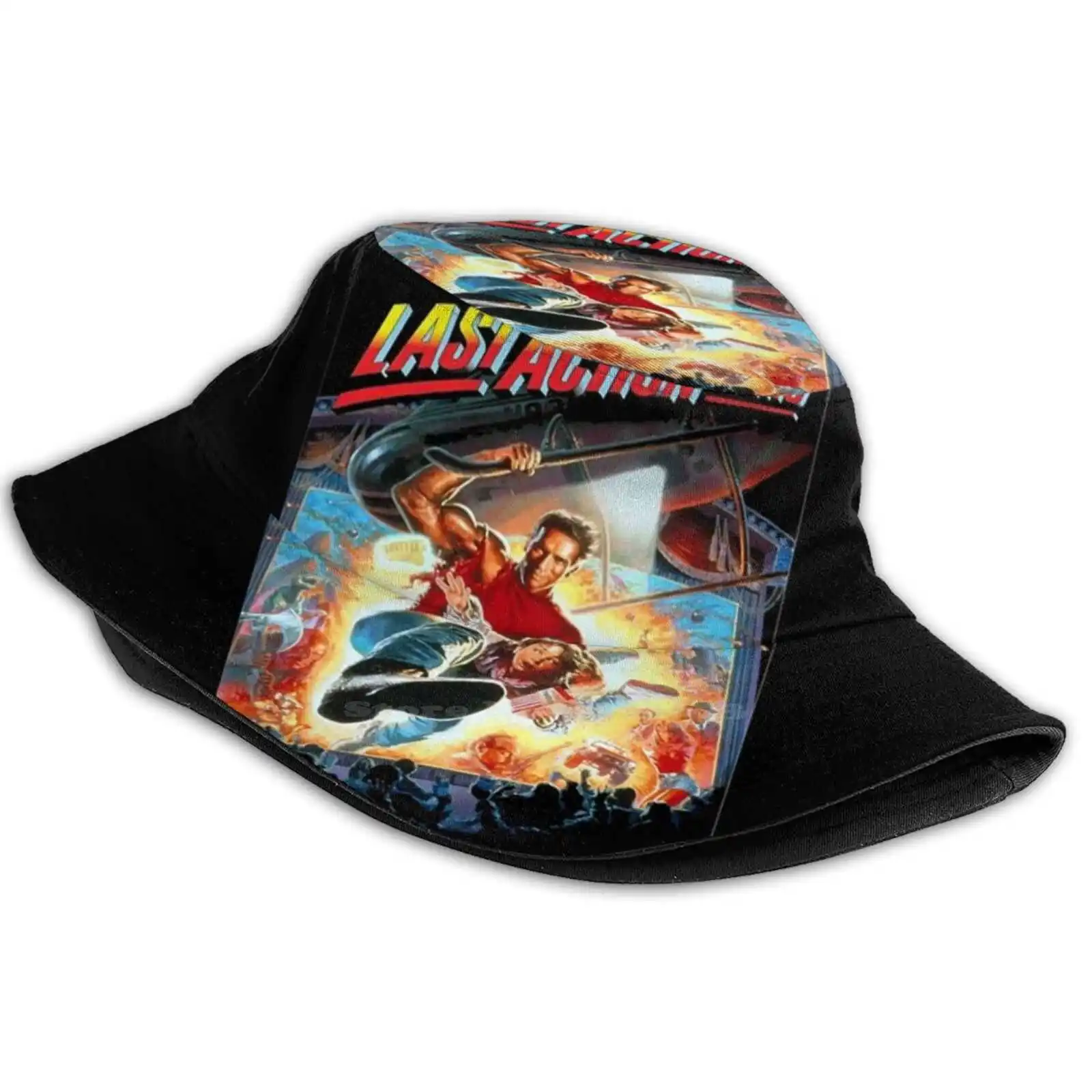 

Last Action Hero Film Arnold Schwarzenegger Jack Slater Unisex Fisherman Hats Bucket Hats Last Action Hero Film Movie Cinema