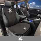 Для SKODA SUPERB KODIAQ KAMIQ OCTAVIA YETI FABIA RAPID SCALA 4X4 автомобильный мягкий плюшевая подушка для сиденья теплый зимняя подушка для сиденья коврик для салона автомобиля