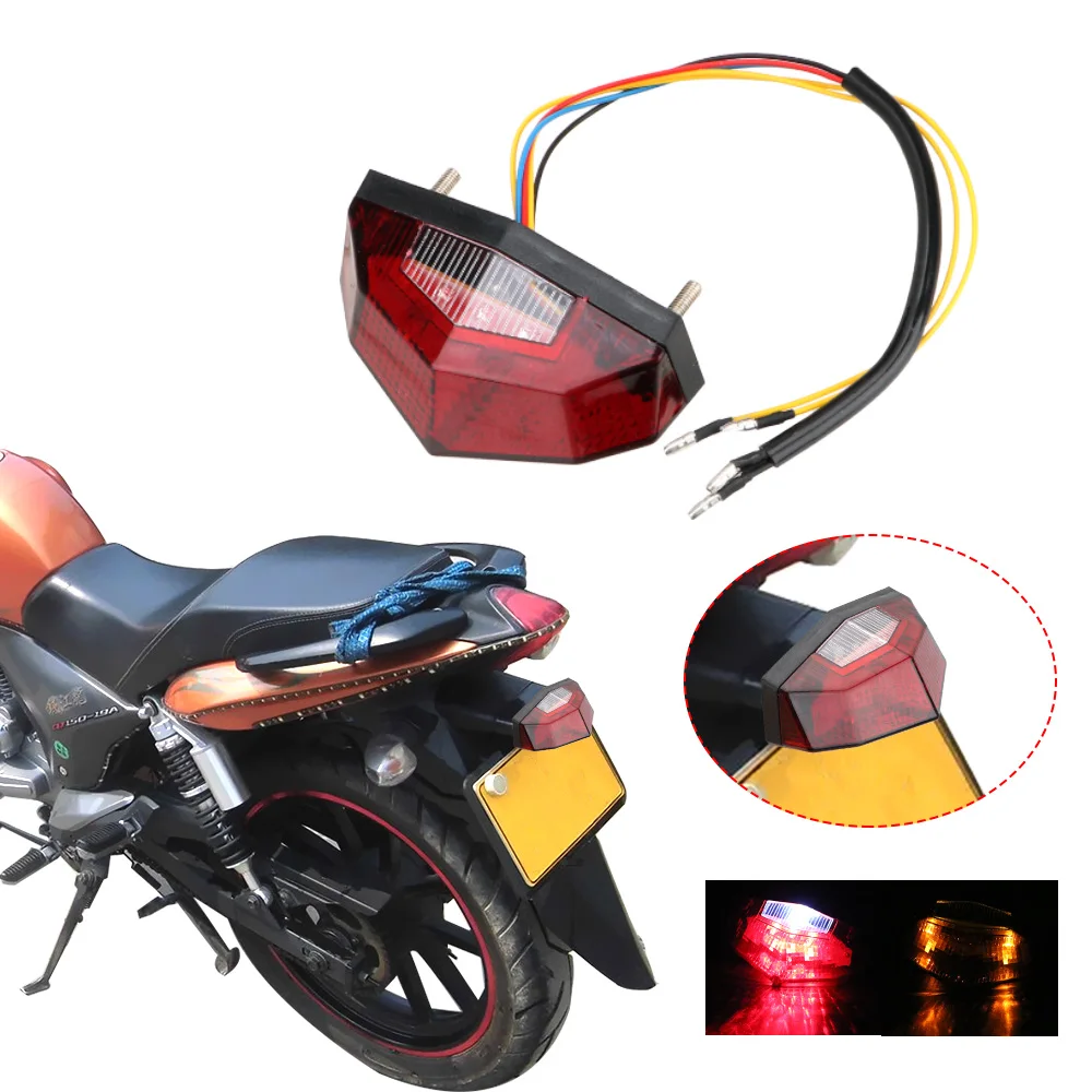 

Motorcycle Turn Signal 11 LED Lighting Stop BrakeTail Light Motorbike Blinker Turn Signals Moto Universal Moto Accessories