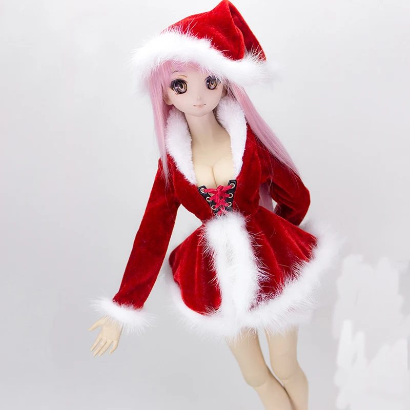 

Bybrana Bjd Doll Clothes Female Christmas Outfit