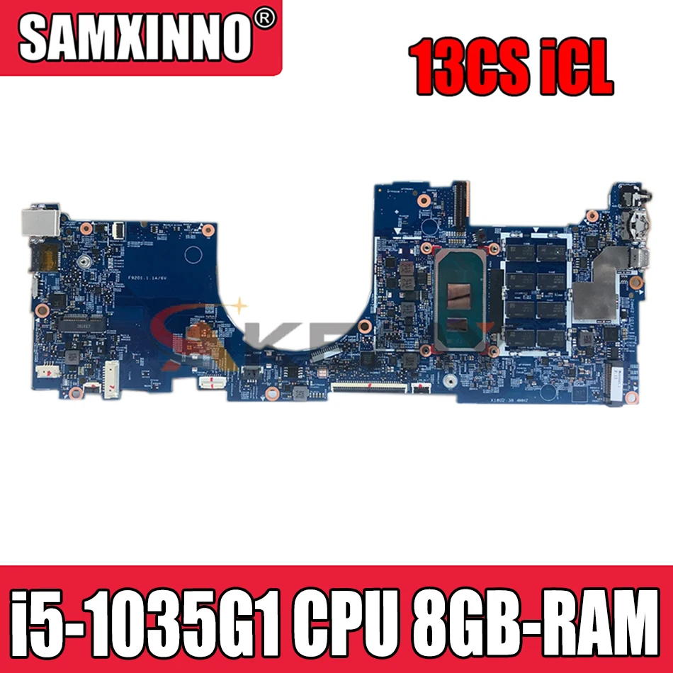 

Akemy 19728-1 13CS iCL For HP Laptop motherboard Mianboard W/ i5-1035G1 CPU + 8GB-RAM UMA