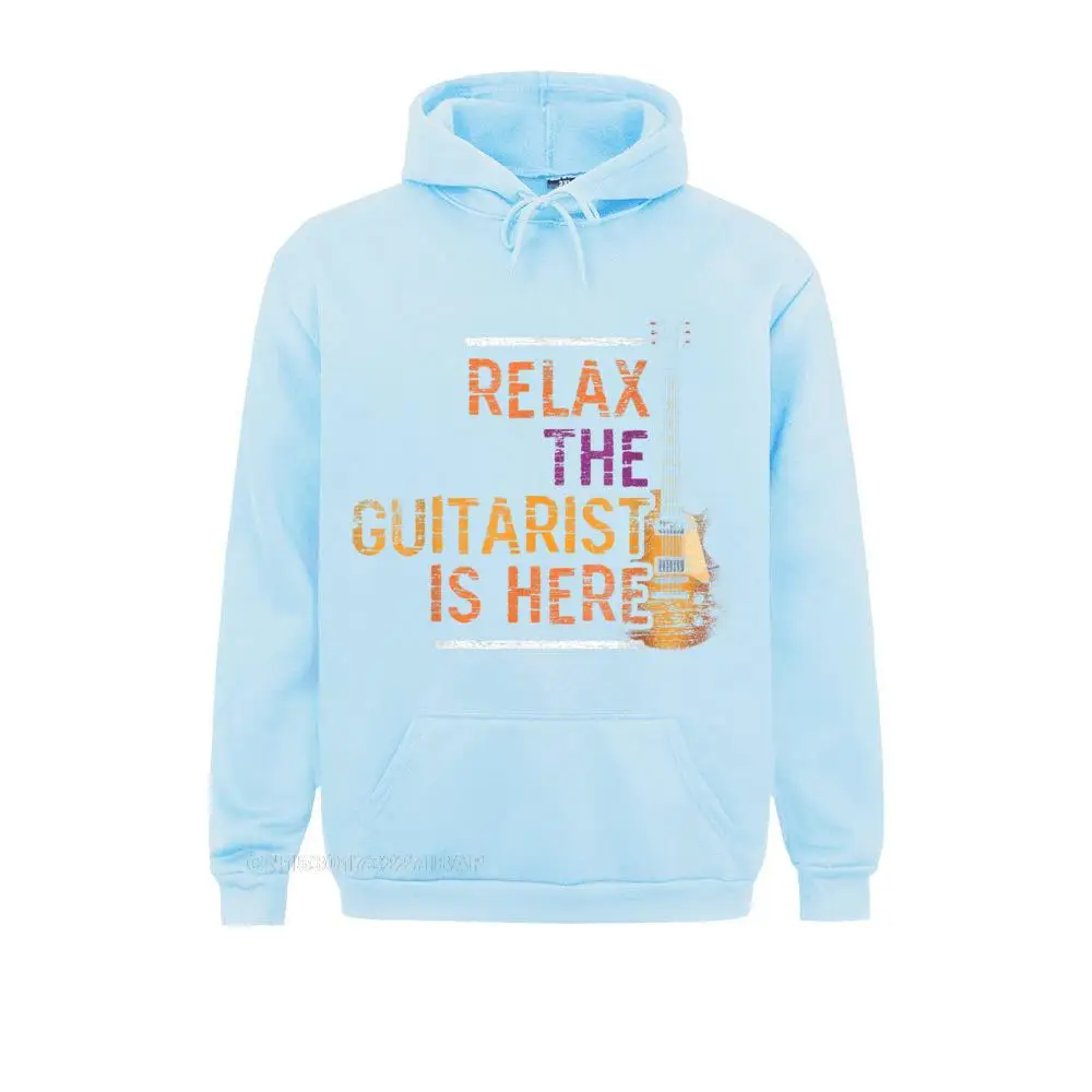 Расслабьтесь гитарист здесь Забавный гитарный проигрыватель новинка толстовки