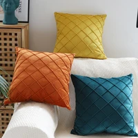 nordic style cushion cover velvet pillow cover boho decorative pillows for sofa living room home decor 45x45cm pillowcase