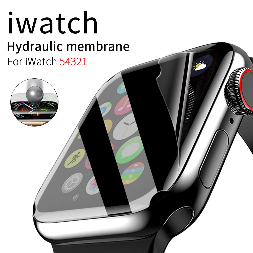 Защитная пленка для Apple Watch 5 44 мм 40 прозрачная Гидрогелевая iWatch Series 4 3 2 1 38 42