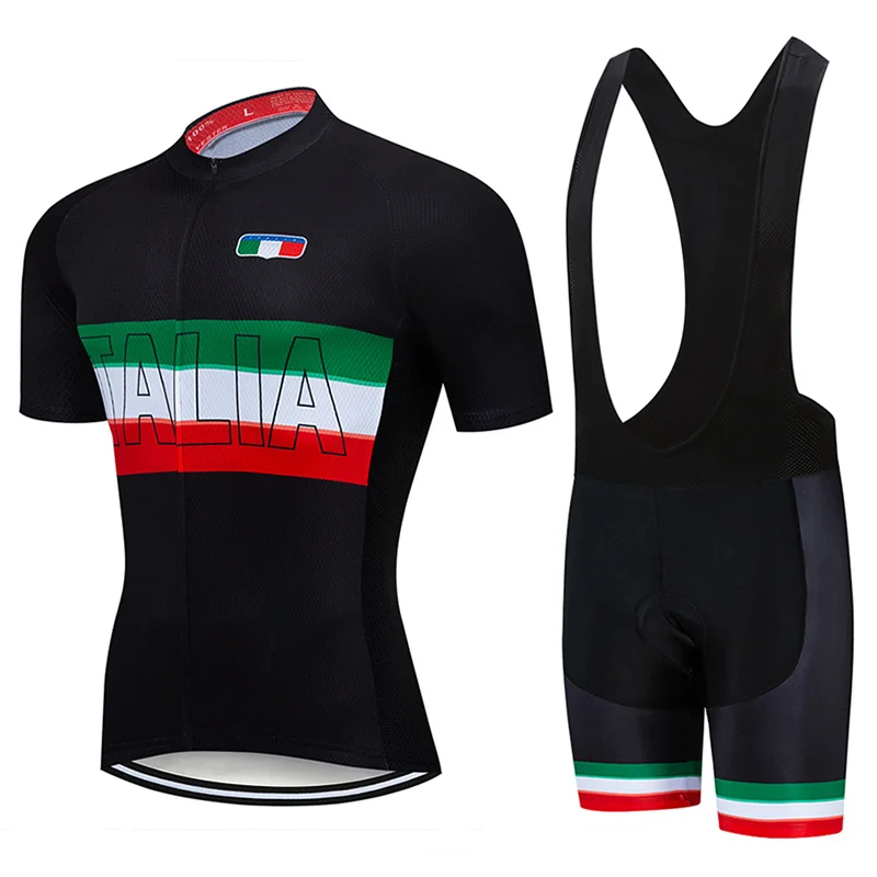 

2021 ITALIA Track Cycling Team Jersey 20D Bike Shorts Set Ropa Ciclismo MenS MTB Summer Bicycling Maillot Bottom Clothing