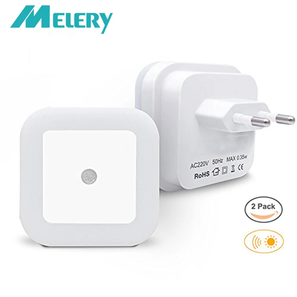 Светодиодный светильник Twi с датчиком Ночной теплая белая розетка