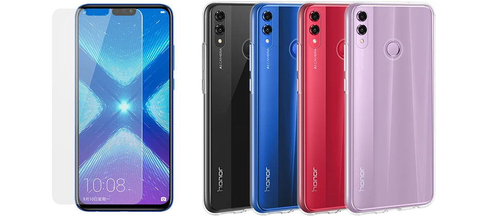 Полноэкранный Смартфон Honor 8X6,5 дюйма с глобальной прошивкой OTA, не 8x max, мобильный телефон Android 8,1, Восьмиядерный сканер отпечатков пальцев