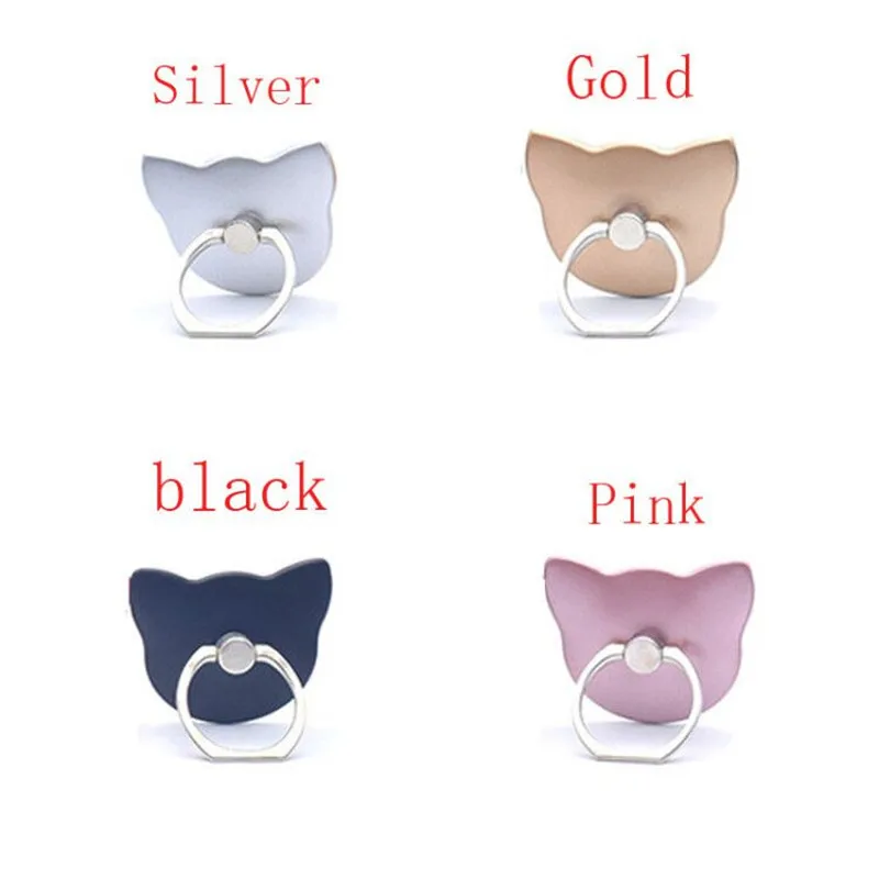 5 шт./лот милый кот мобильный телефон чехол кольцом держателем для iphone Samsung Android