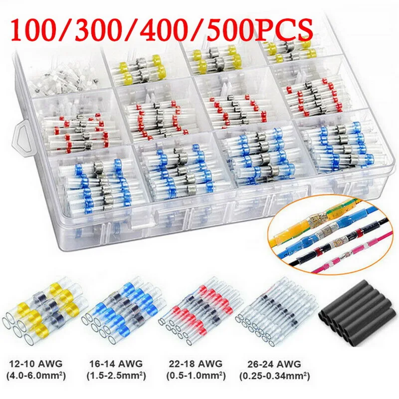 Новый сварной уплотненный термоусадочный разъем для клемм проводов