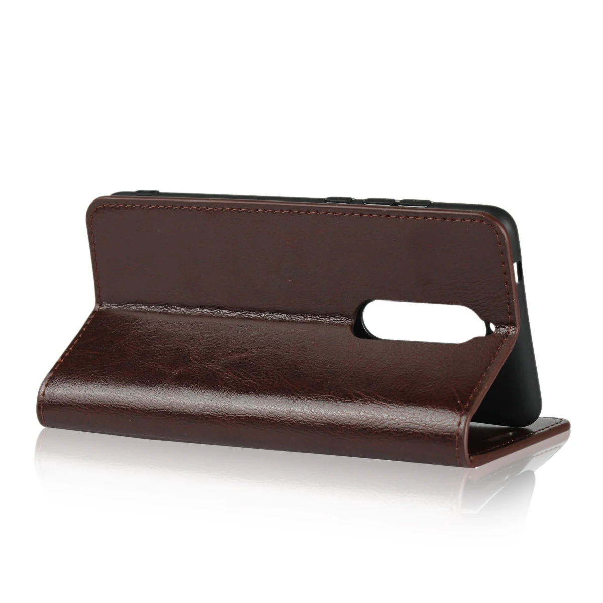 Для Nokia 2 3 классический бумажник из натуральной кожи с подставкой и отделениями