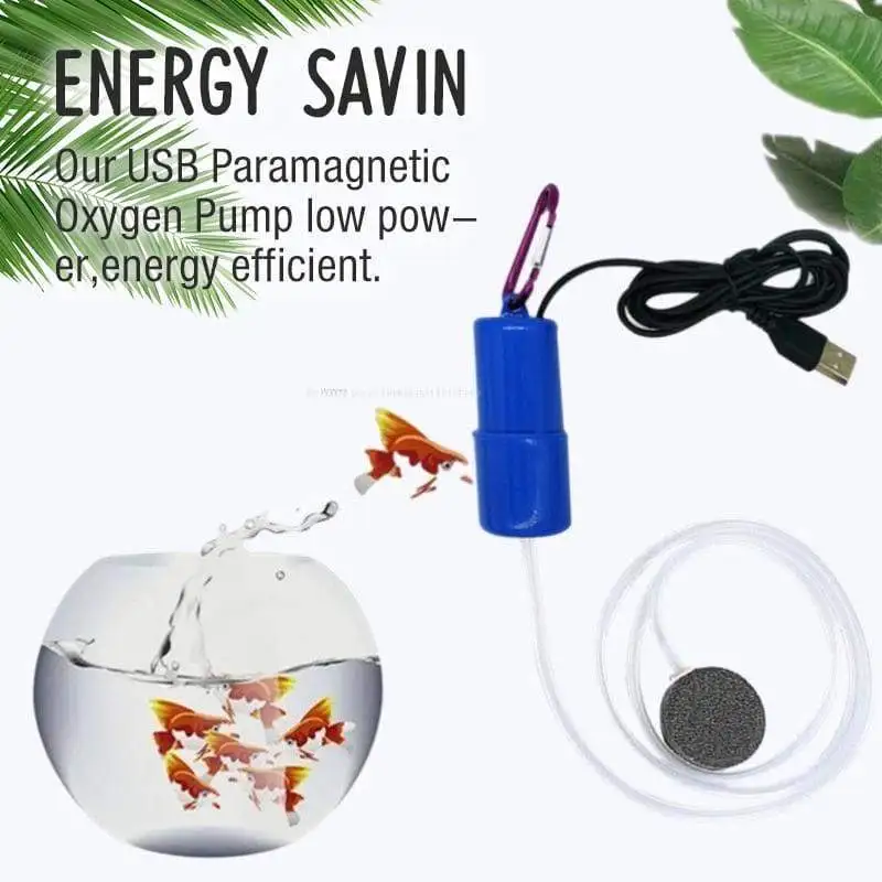Магнитный кислородный насос с USB ультратихий мини Бесщеточный Водяной