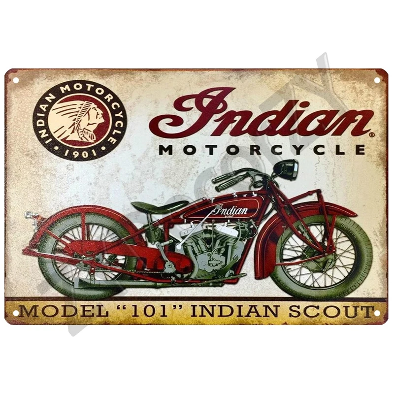 

Металлическая табличка "India Moto"