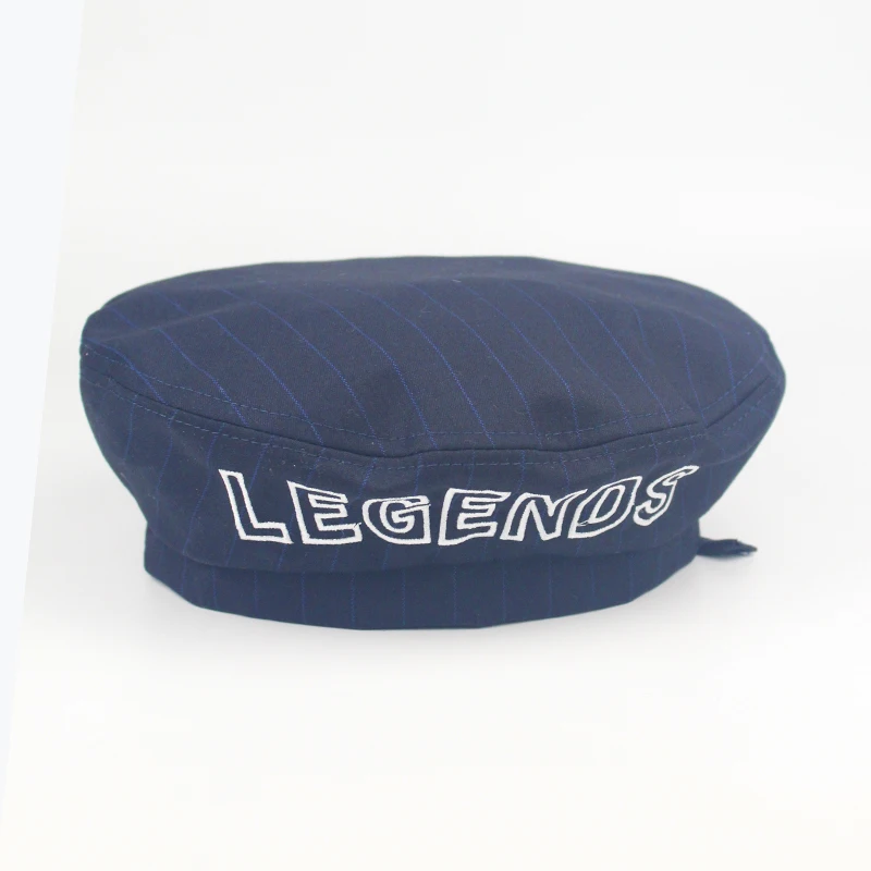 Женский твидовый берет Foux зеленый в полоску с бабочками корейский стиль |