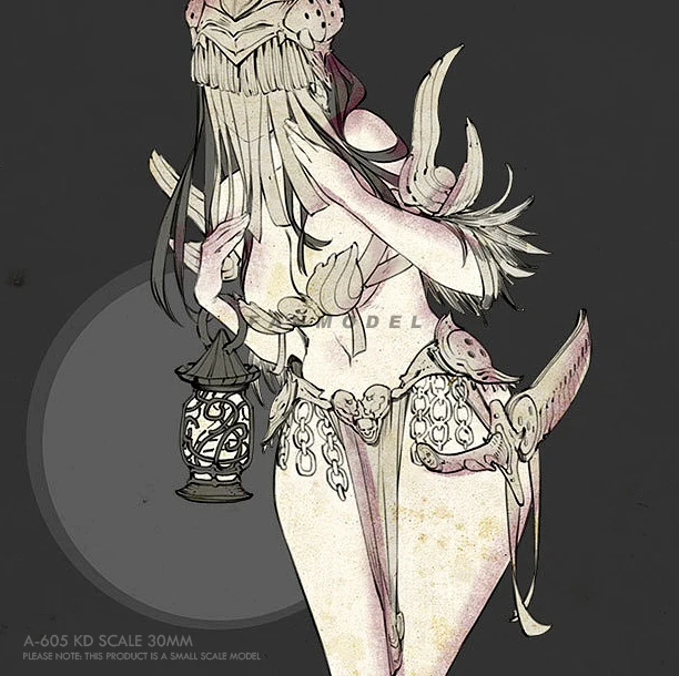 

30MM Resin model kits figure DIY beauty self-assembled A-605