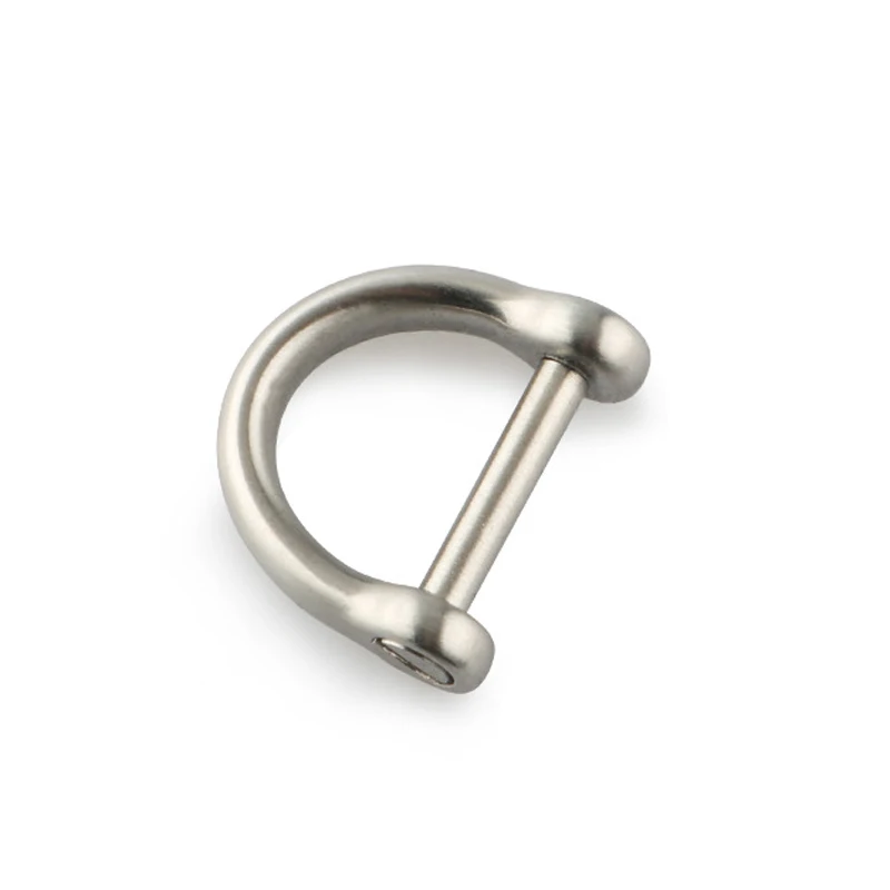 

Hot SaleStainless Steel Hooves Buckle Outdoor Small Tool Keychain D Shape Buckle New