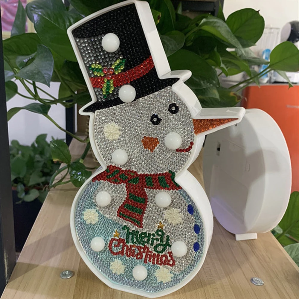 Новая лампа DIY светодиодный Ночной светильник с алмазной росписью