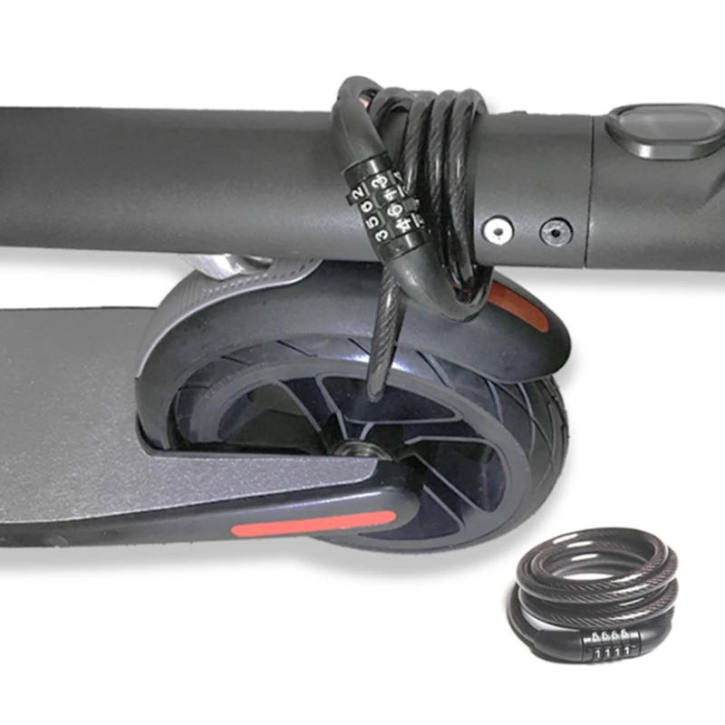 Противоугонный кабель шины безопасный замок со стальным проводом для Xiaomi Mijia M365