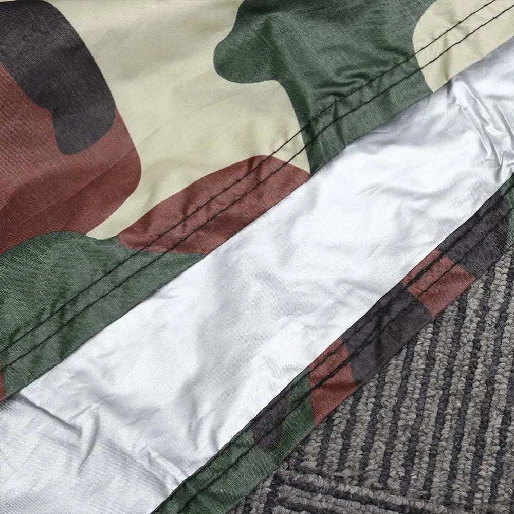 

Black Motorcycle Motorbike Waterproof Water Resistent Rain UV Protective Breathable Cover Outdoor Indoor With Storage Bag Size-X