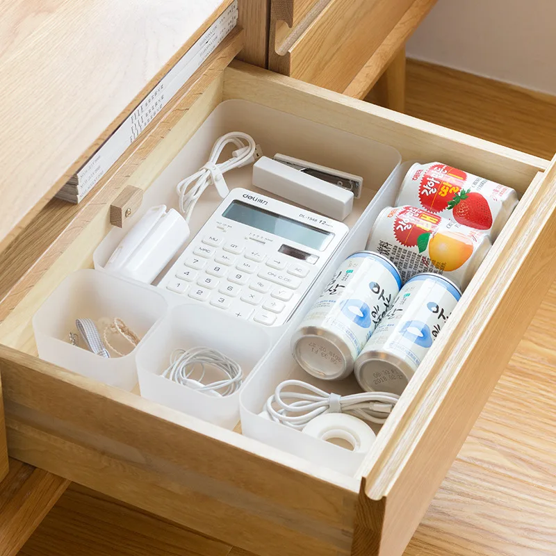 Регулируемый пластиковый ящик для хранения нижнего белья продуктов ванная