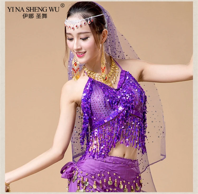 Женский костюм для латиноамериканского танца живота откровенный укороченный