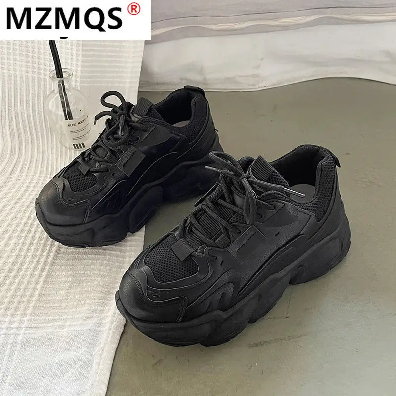 

Women's Platform Sneakers Fashion Winter Women's Casual Dad Shoes Casual Running Shoes Women's Comfortable Vulcanized Shoes