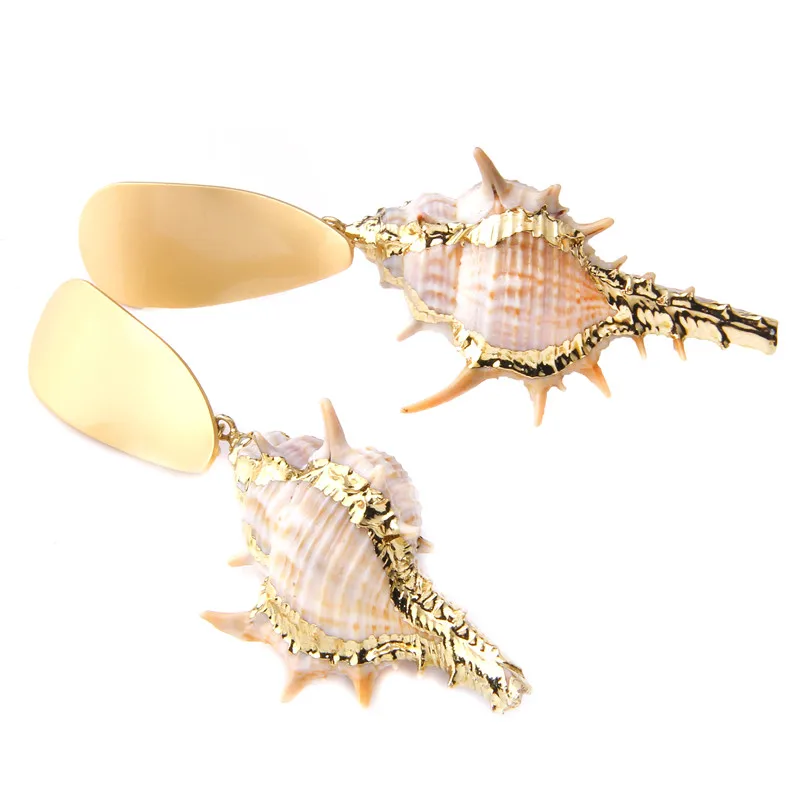 Женский ювелирный комплект из колье и серёг с цепочкой натуральной