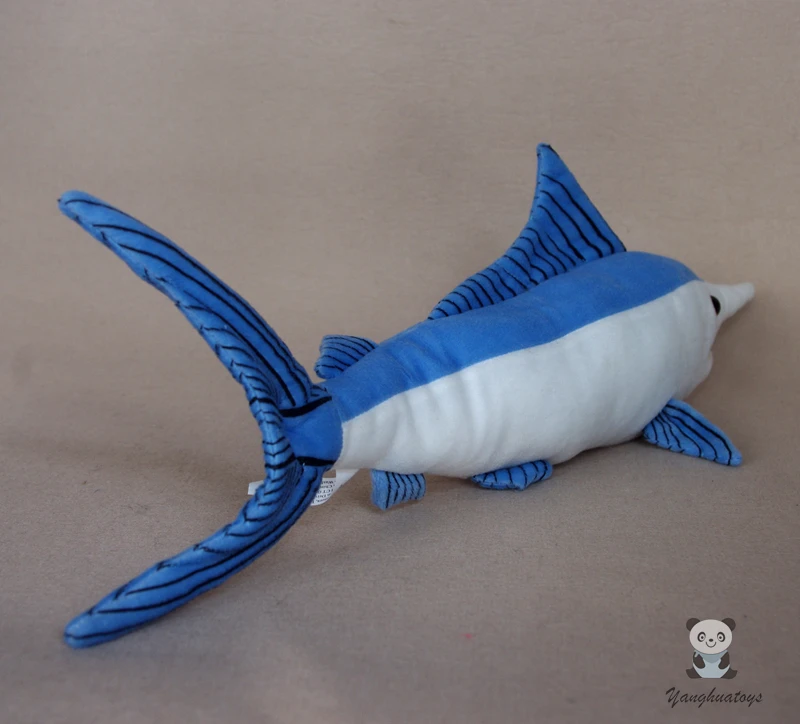 Милая плюшевая игрушка рыба меч кукла реальная жизнь морские животные куклы